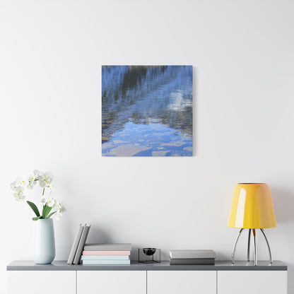 Reflections of Tranquility - Unique Frameless Canvas Wall Art