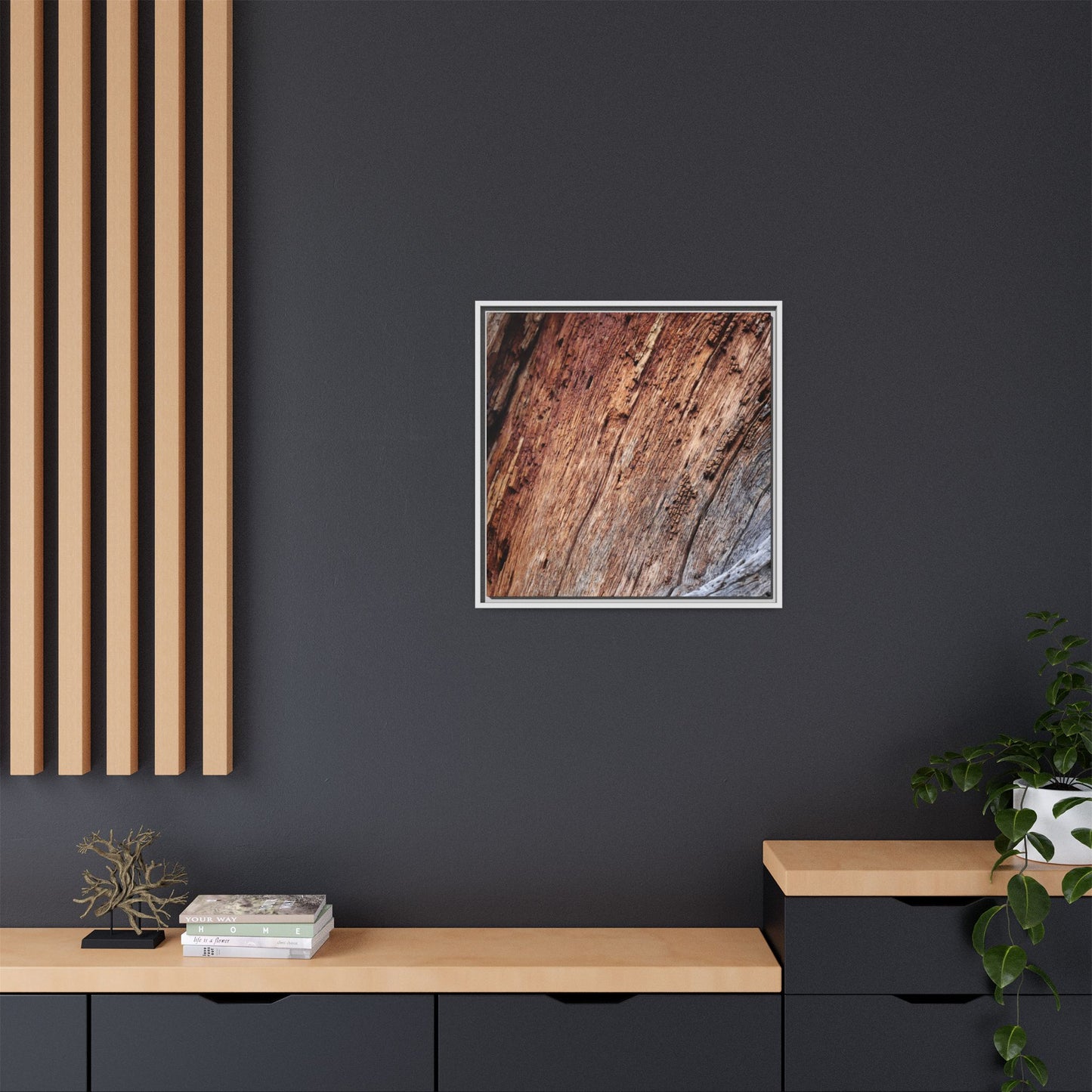 Time's Mark - Unique Stretched Canvas Wall Art - Art By Earth