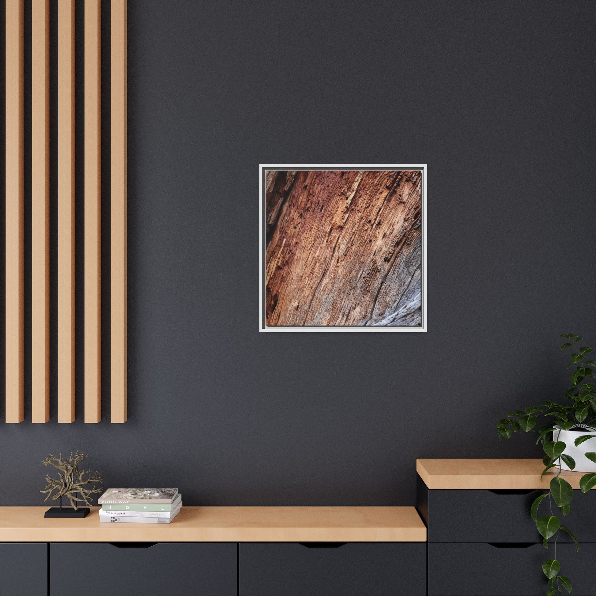 Time's Mark - Unique Stretched Canvas Wall Art - Art By Earth