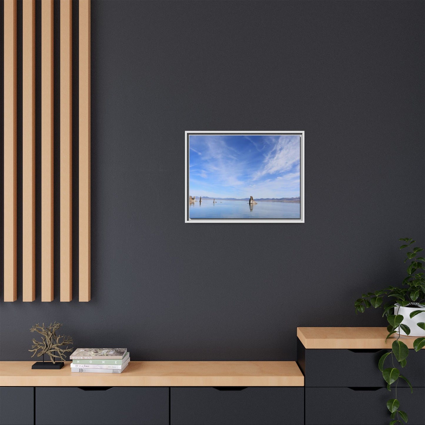 Whispers of Stillness - Unique Stretched Canvas Wall Art