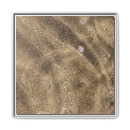 Underwater Sand Exploration - Unique Stretched Canvas Wall Art - Art By Earth