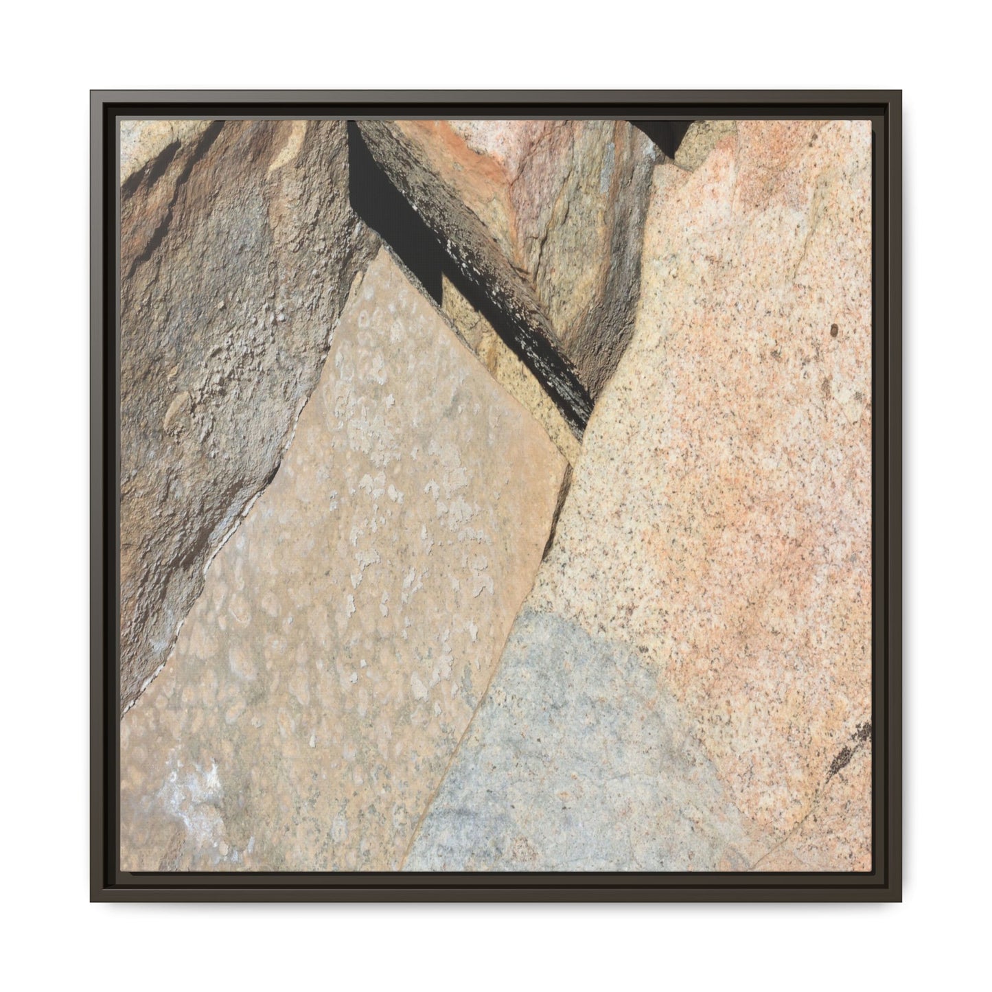 Rock Fragment - Unique Stretched Canvas Wall Art - Art By Earth
