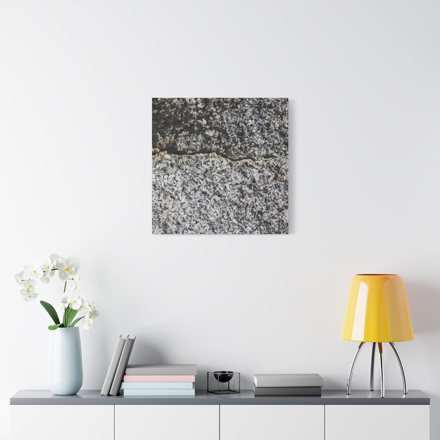 Concrete Texture - Unique Frameless Canvas Wall Art