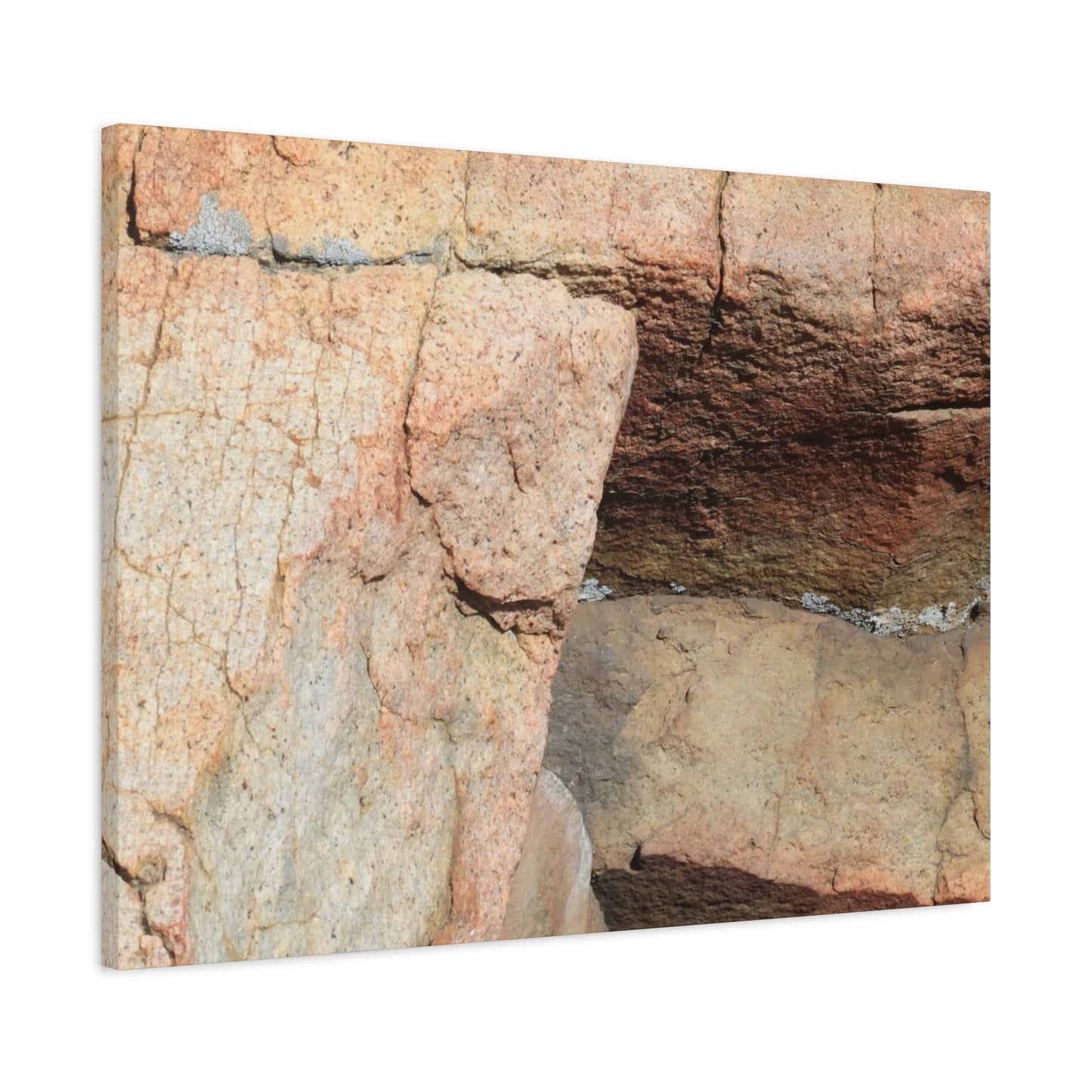 Layered Echoes - Unique Frameless Canvas Wall Art - Art By Earth