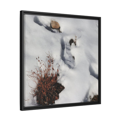 Frostbound Whispers - Unique Stretched Canvas Wall Art
