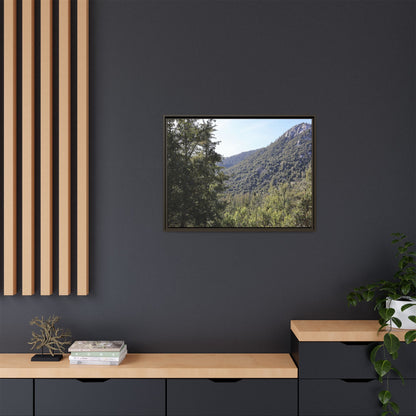 Mountain Valley Forest - Unique Stretched Canvas Wall Art