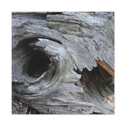 Twisted Whispers of the Forest Floor - Unique Frameless Canvas Wall Art - Art By Earth