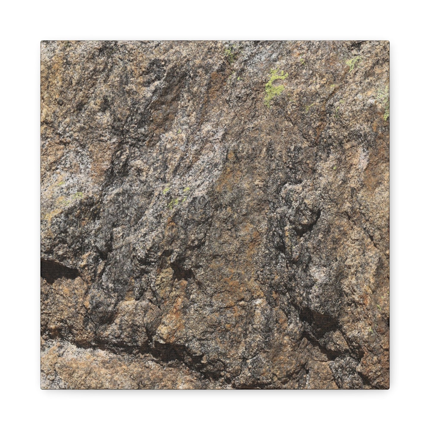 Weathered Stone Secrets - Unique Frameless Canvas Wall Art - Art By Earth