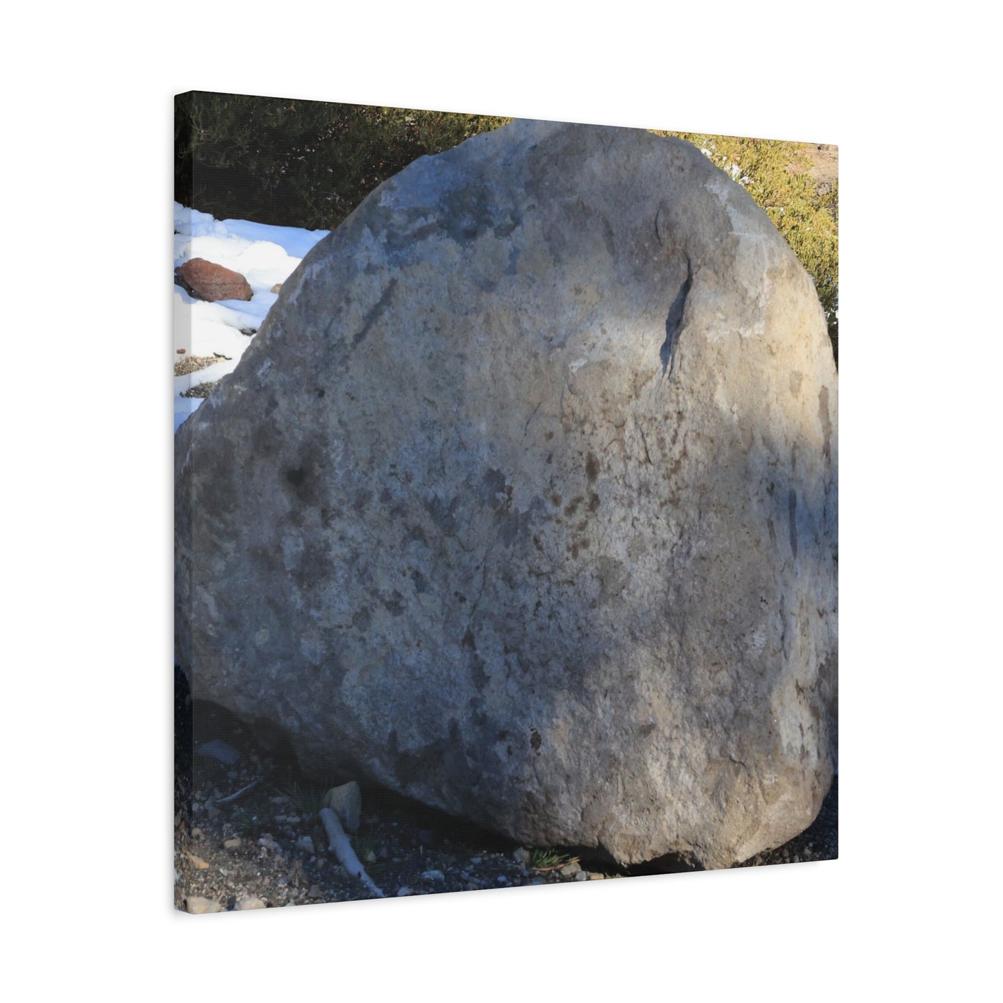 Stone of Silence - Unique Frameless Canvas Wall Art