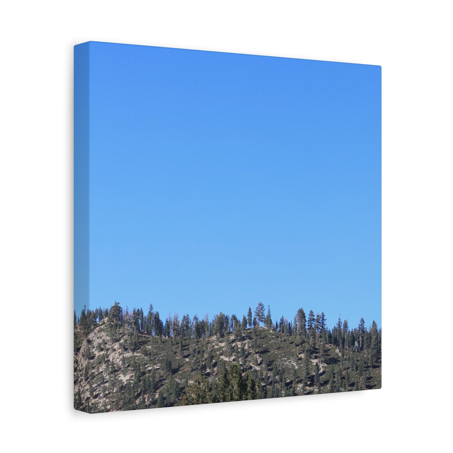 Mountain's Quiet Breath - Unique Frameless Canvas Wall Art