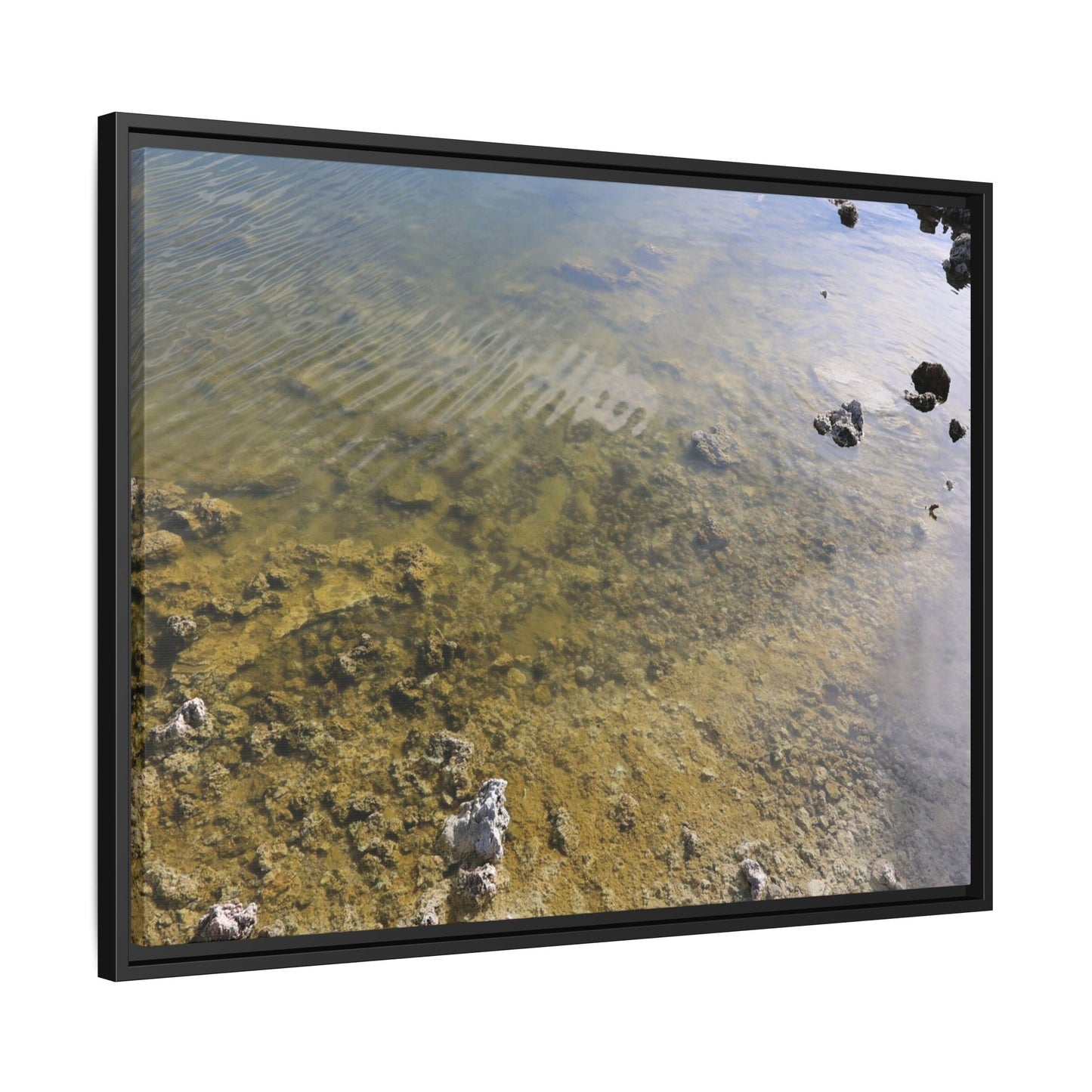 Ripples of Stone - Unique Stretched Canvas Wall Art