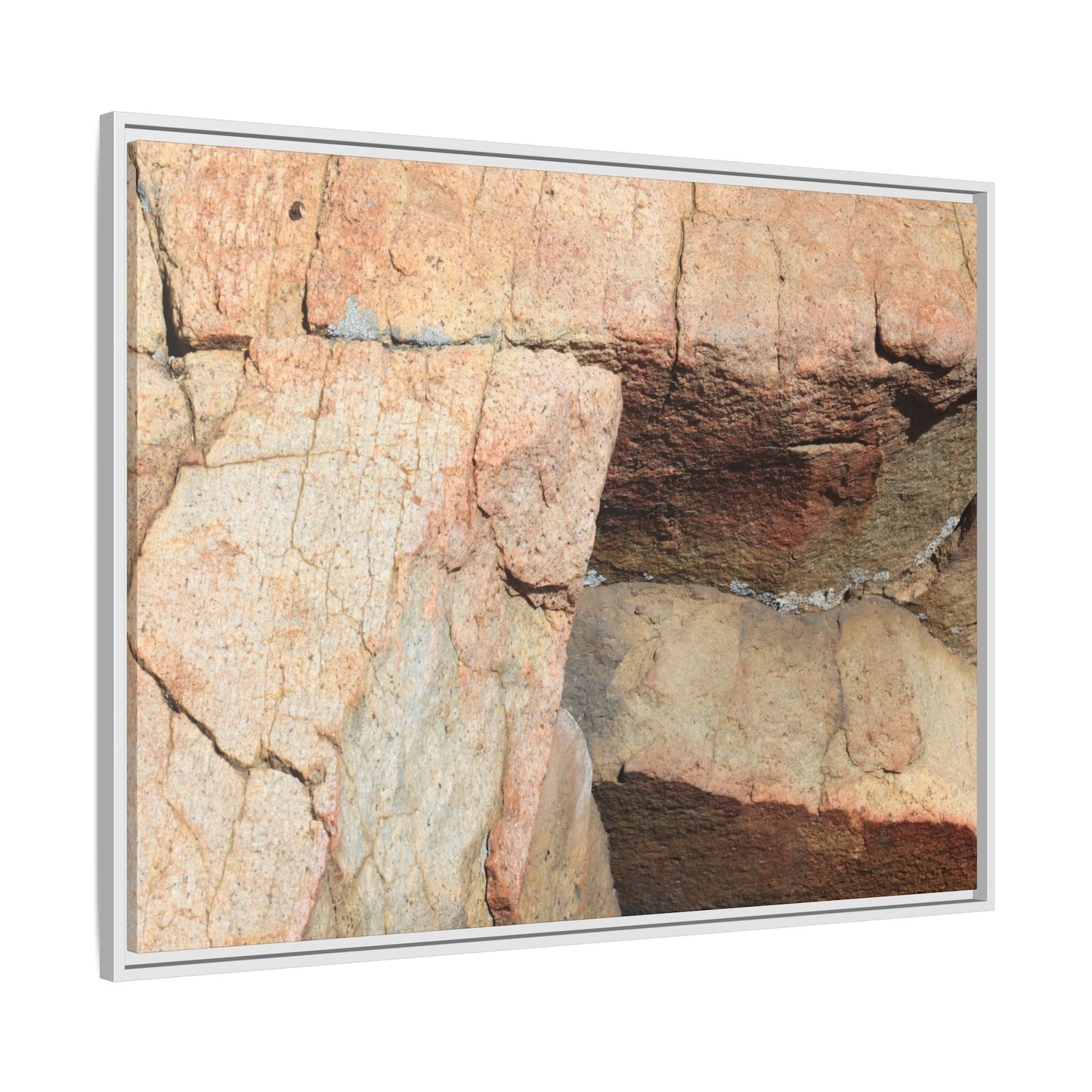 Fractured Stone - Unique Stretched Canvas Wall Art - Art By Earth