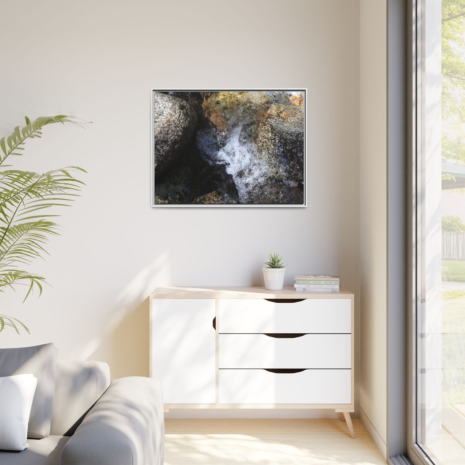 Nature's Turbulence - Unique Stretched Canvas Wall Art - Art By Earth