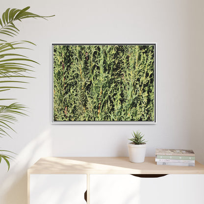 Emerald Labyrinth - Unique Stretched Canvas Wall Art - Art By Earth