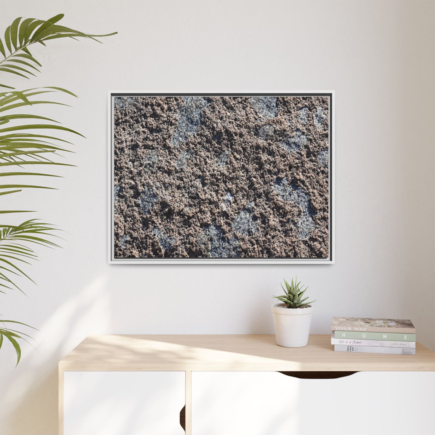 Textured Ground - Unique Stretched Canvas Wall Art