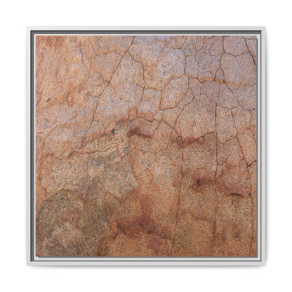 Russet Fissures - Unique Stretched Canvas Wall Art - Art By Earth