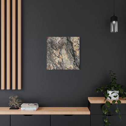 Tree Bark Symphony - Unique Frameless Canvas Wall Art - Art By Earth
