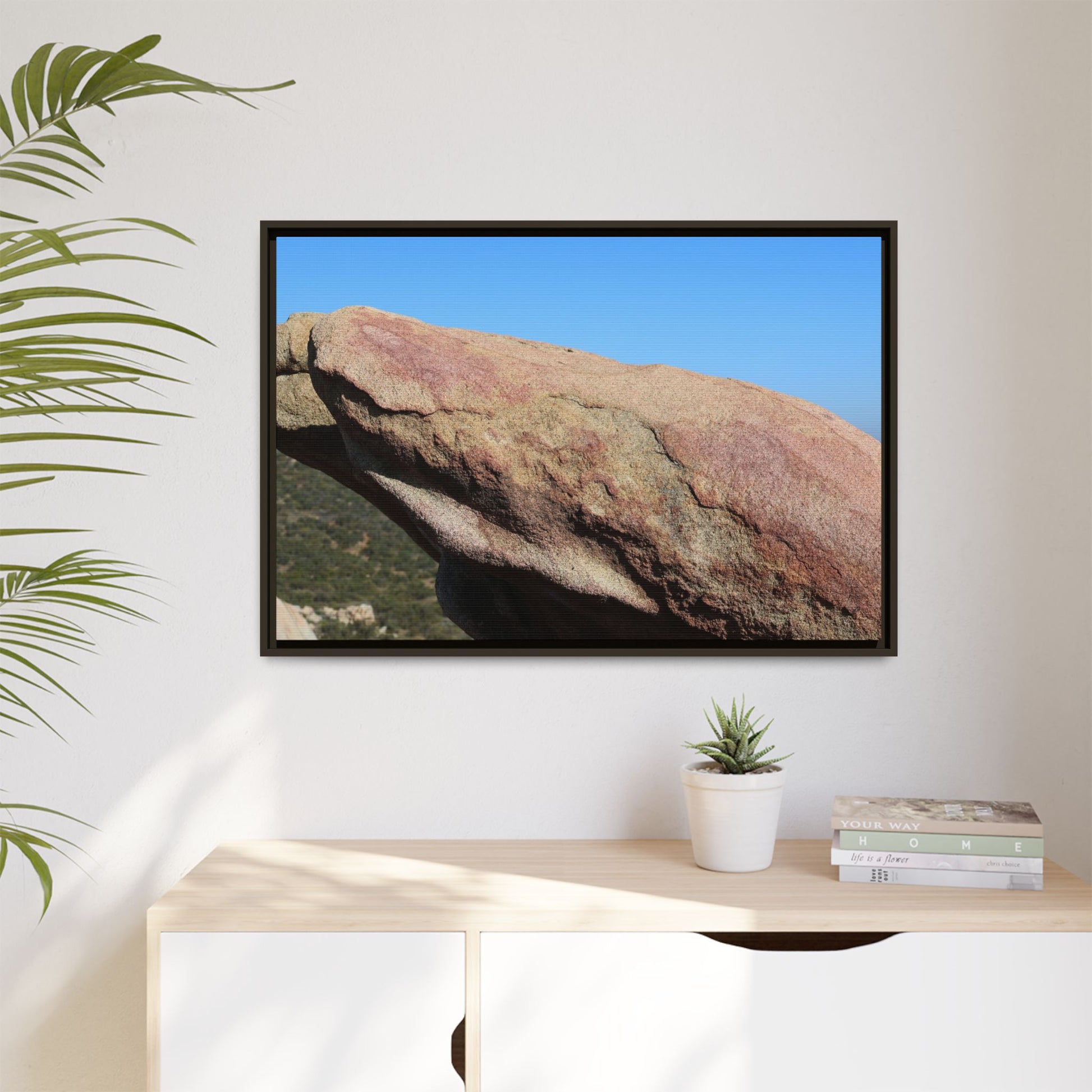 Sleeping Stone - Unique Stretched Canvas Wall Art - Art By Earth