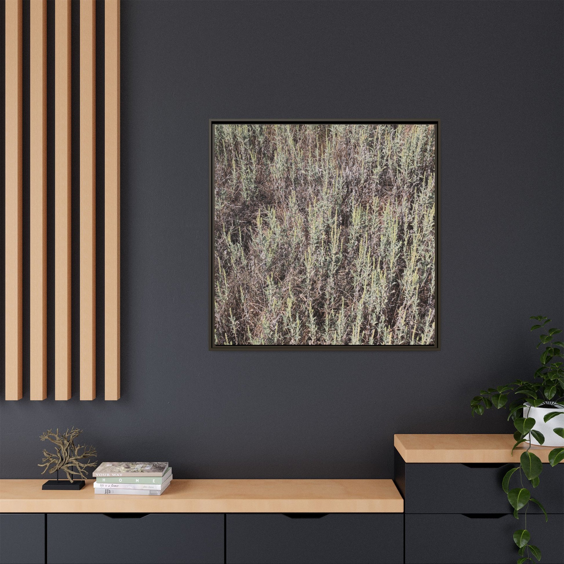 Sage Fields Forever - Unique Stretched Canvas Wall Art - Art By Earth