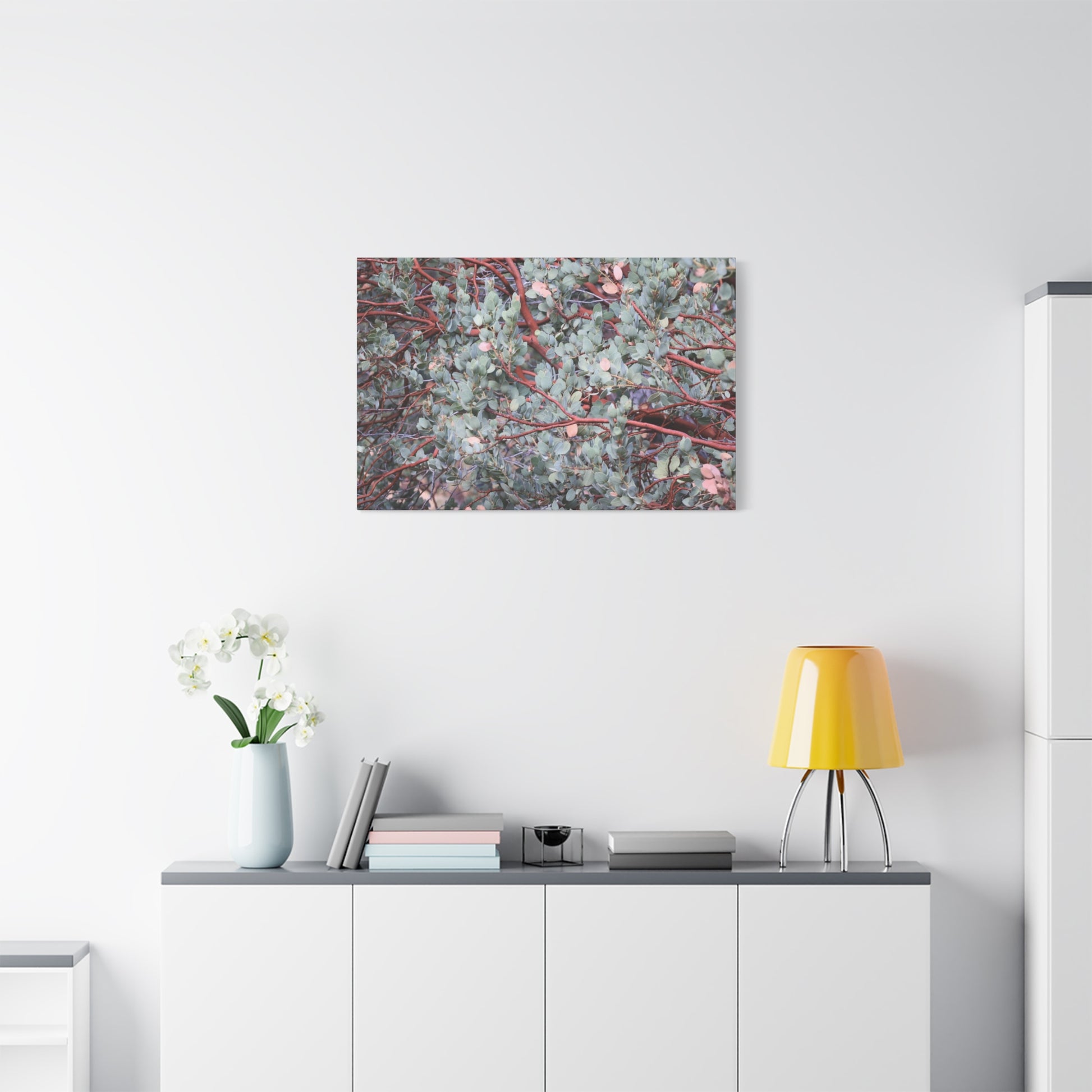 Whispers of Silver and Rust - Unique Frameless Canvas Wall Art - Art By Earth