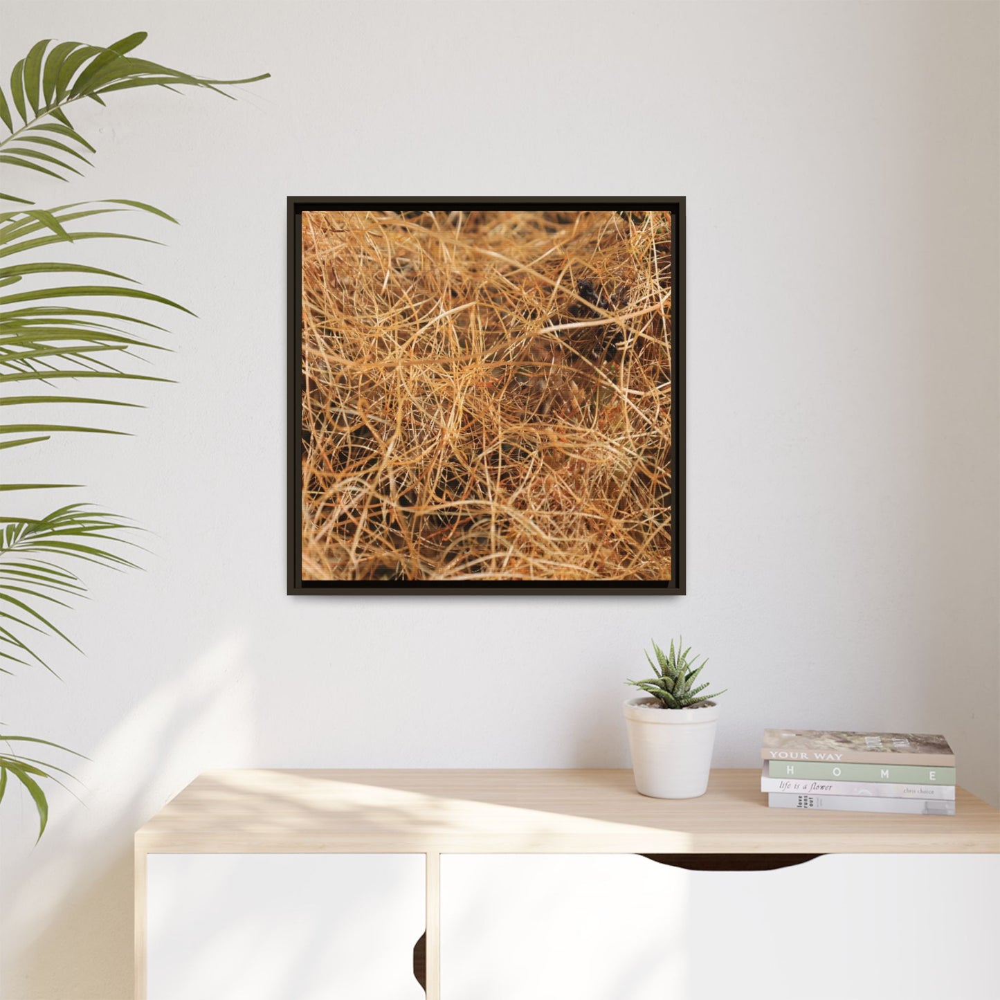 Dried Grass - Unique Stretched Canvas Wall Art - Art By Earth