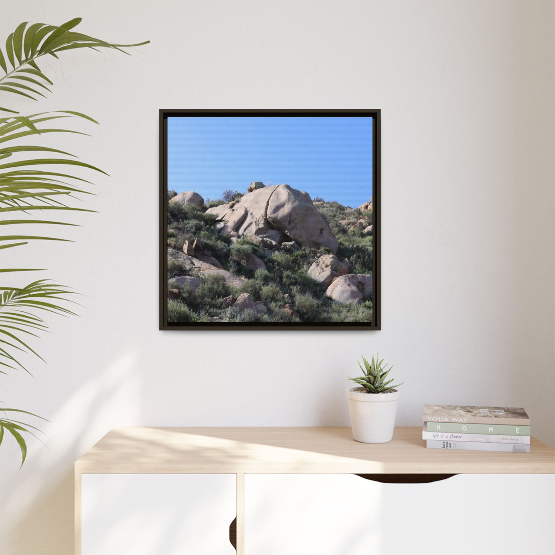 Ancient Stone Landscape - Unique Stretched Canvas Wall Art - Art By Earth