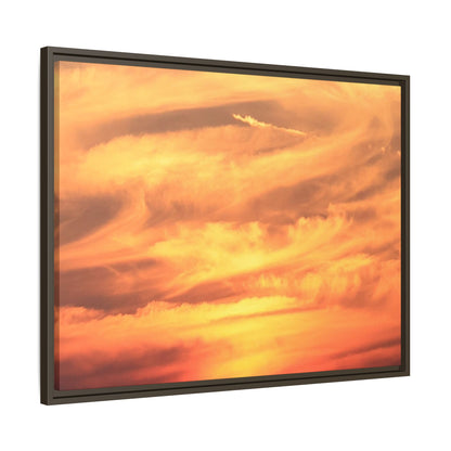 Burning Skies - Unique Stretched Canvas Wall Art - Art By Earth