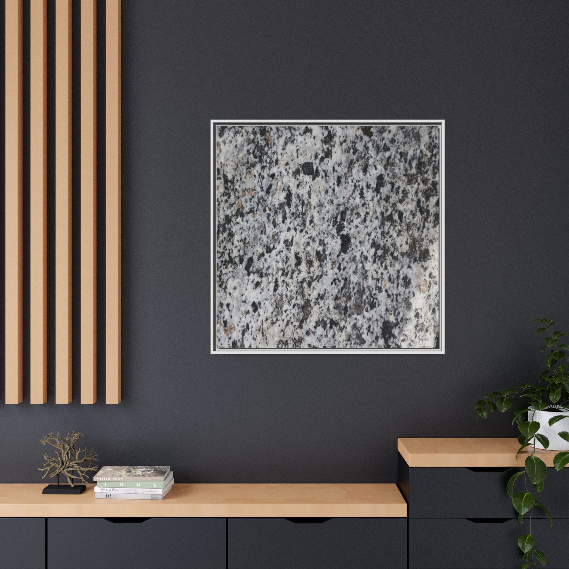 Granite Song - Unique Stretched Canvas Wall Art - Art By Earth