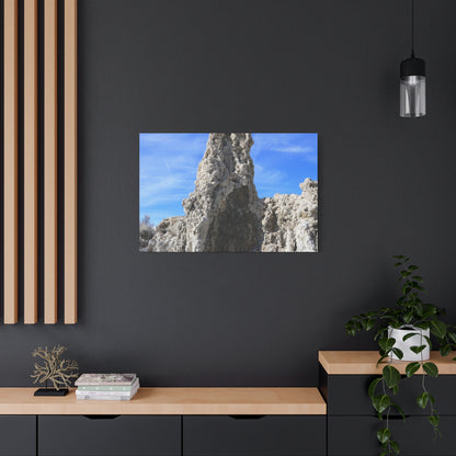 Towering Limestone Sentinels - Unique Frameless Canvas Wall Art