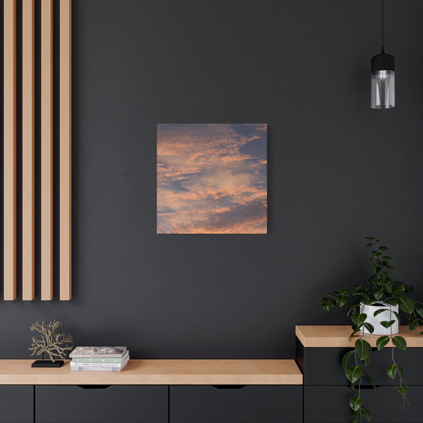 Sunset's Whispers - Unique Frameless Canvas Wall Art - Art By Earth