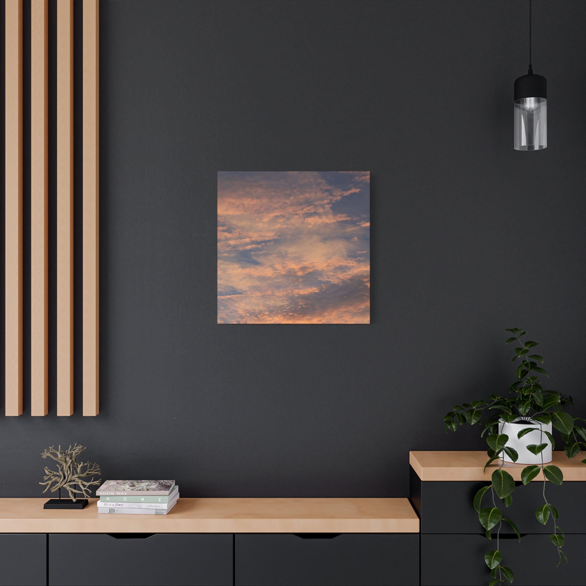 Sunset's Whispers - Unique Frameless Canvas Wall Art - Art By Earth