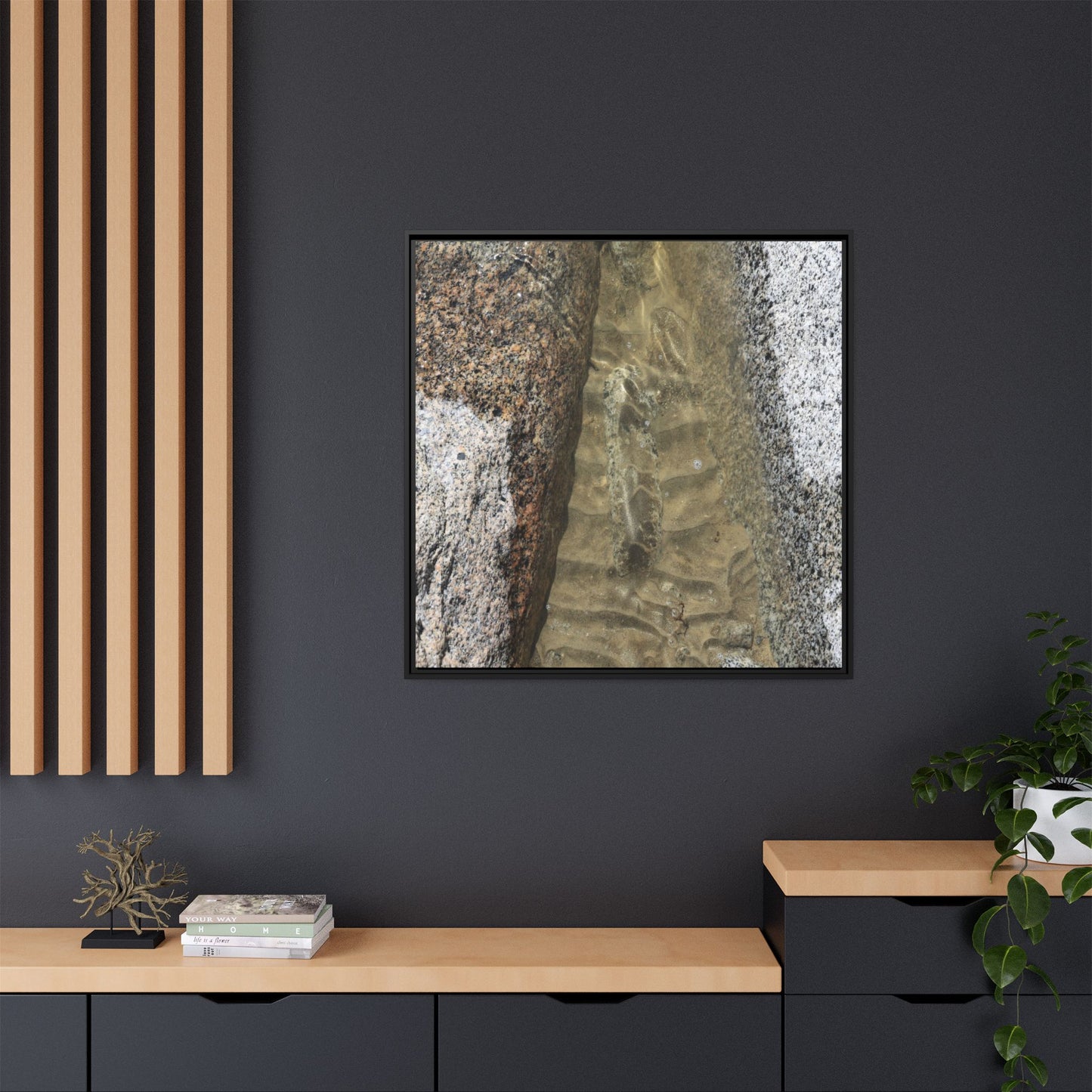 Between Concrete Walls - Unique Stretched Canvas Wall Art - Art By Earth