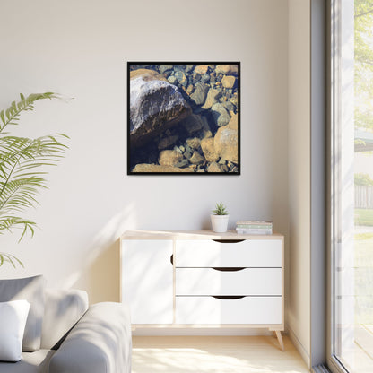 Stone Sanctuary - Unique Stretched Canvas Wall Art