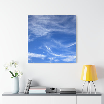 Sky's Ethereal Dance - Unique Frameless Canvas Wall Art - Art By Earth