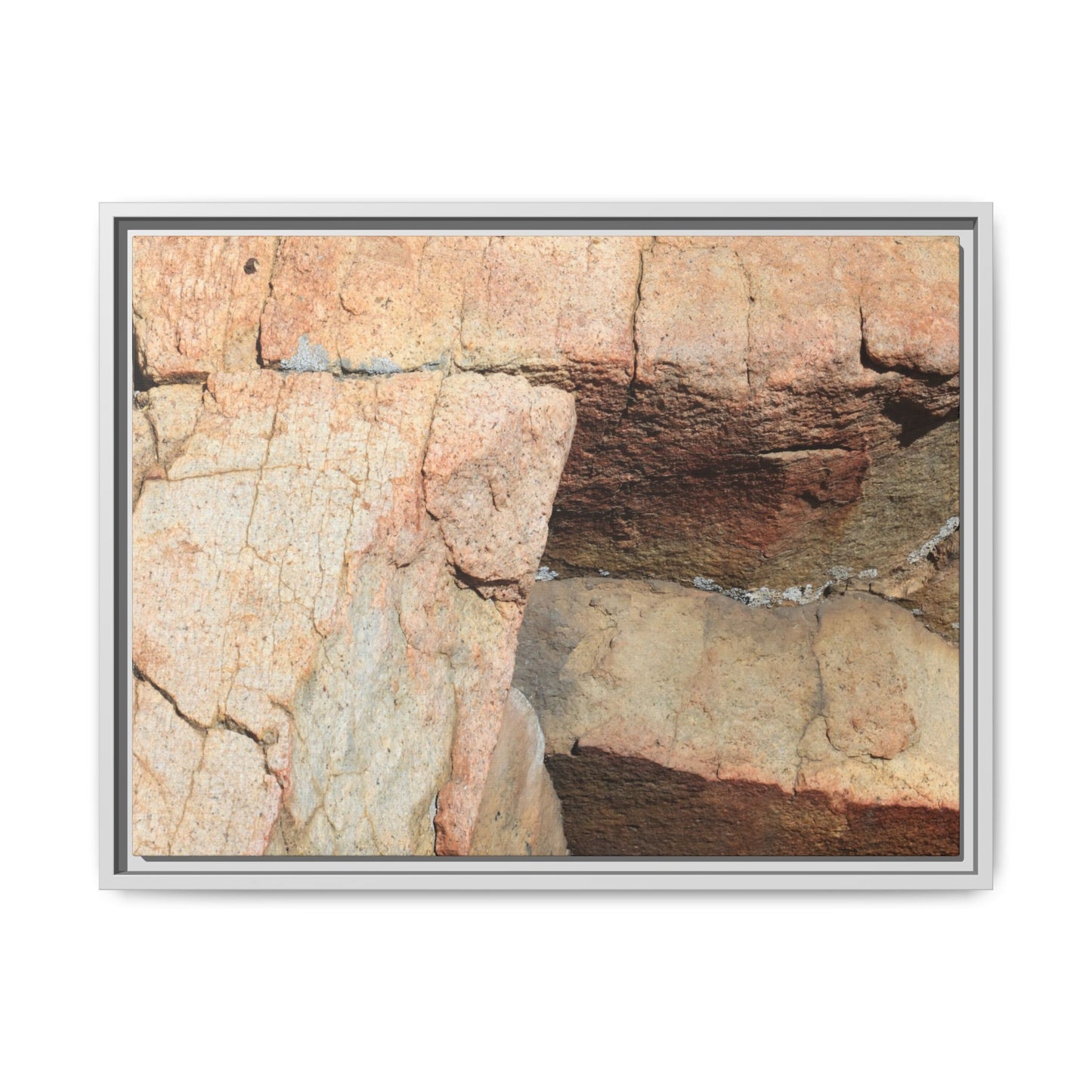 Fractured Stone - Unique Stretched Canvas Wall Art - Art By Earth