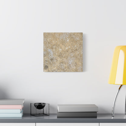 Bubbles in Sand - Unique Frameless Canvas Wall Art - Art By Earth