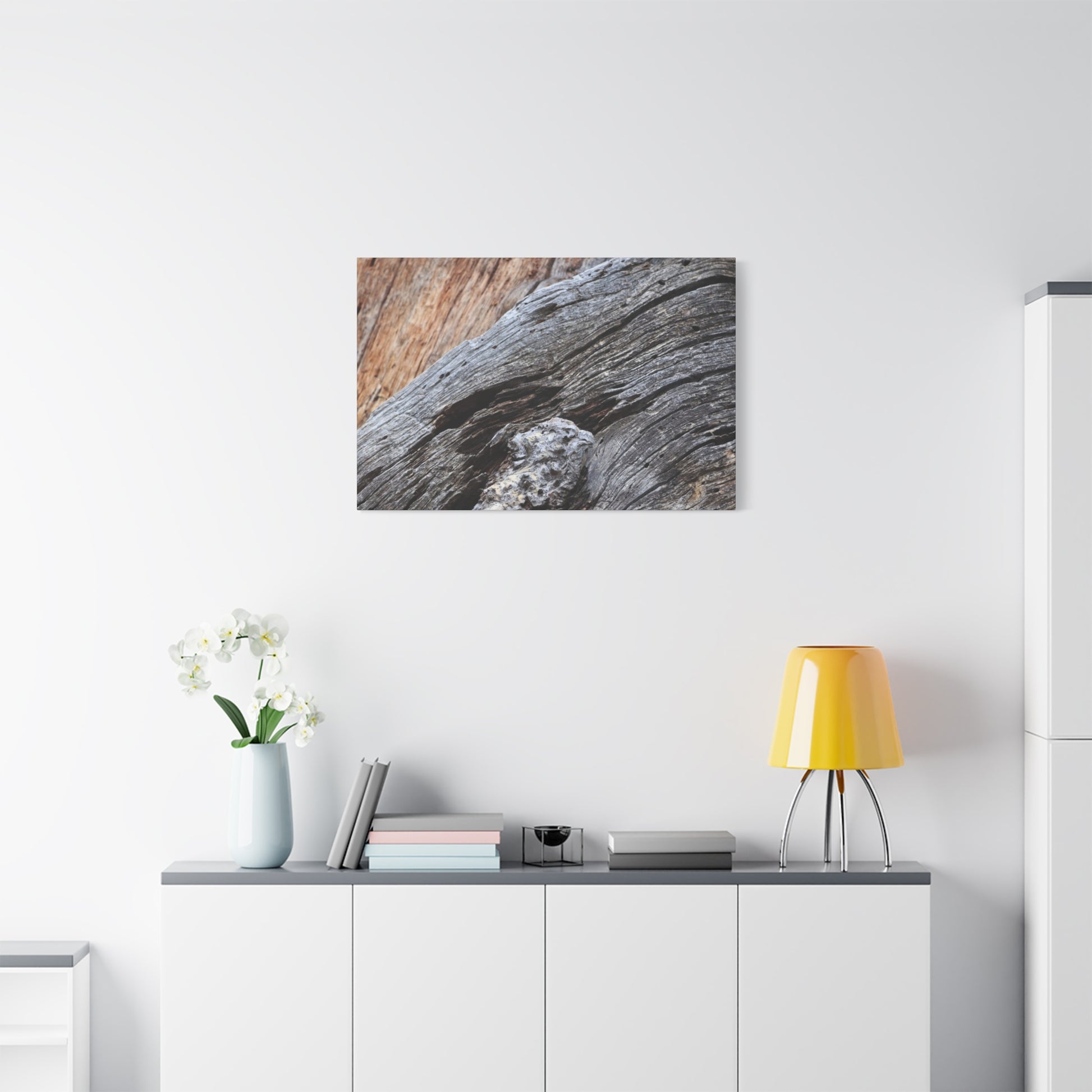 Tree Bark Texture - Unique Frameless Canvas Wall Art - Art By Earth