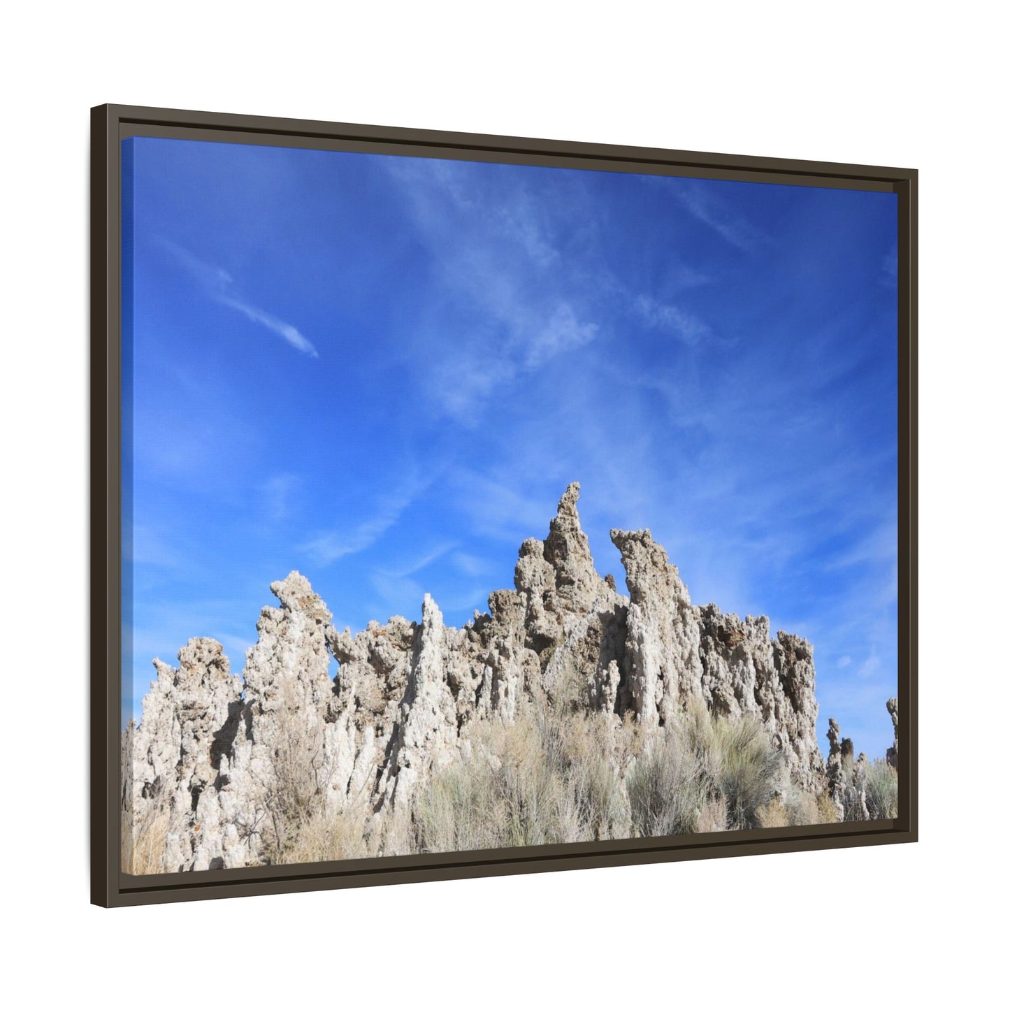 Frozen Sentinels - Unique Stretched Canvas Wall Art