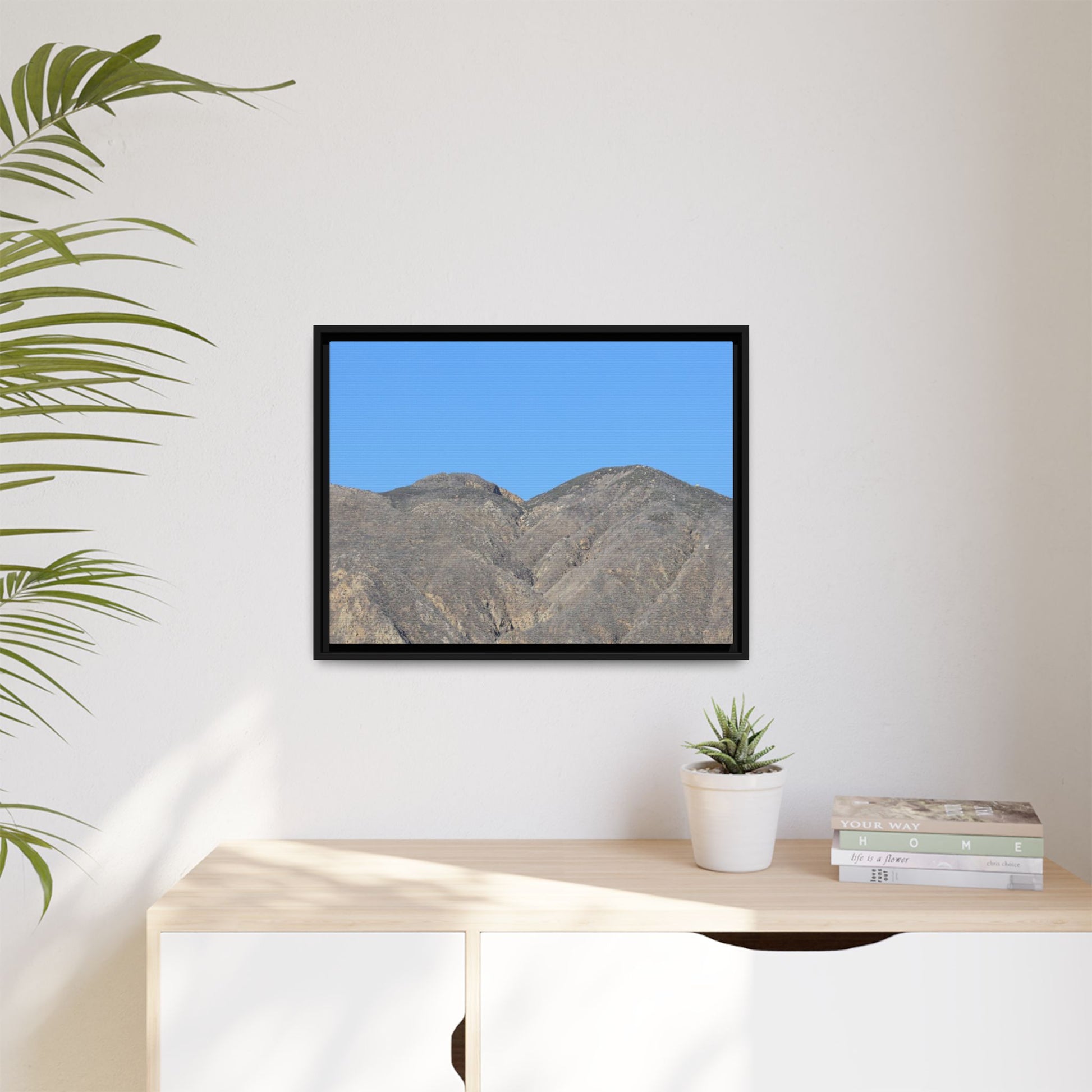 Arid Mountain Breath - Unique Stretched Canvas Wall Art - Art By Earth