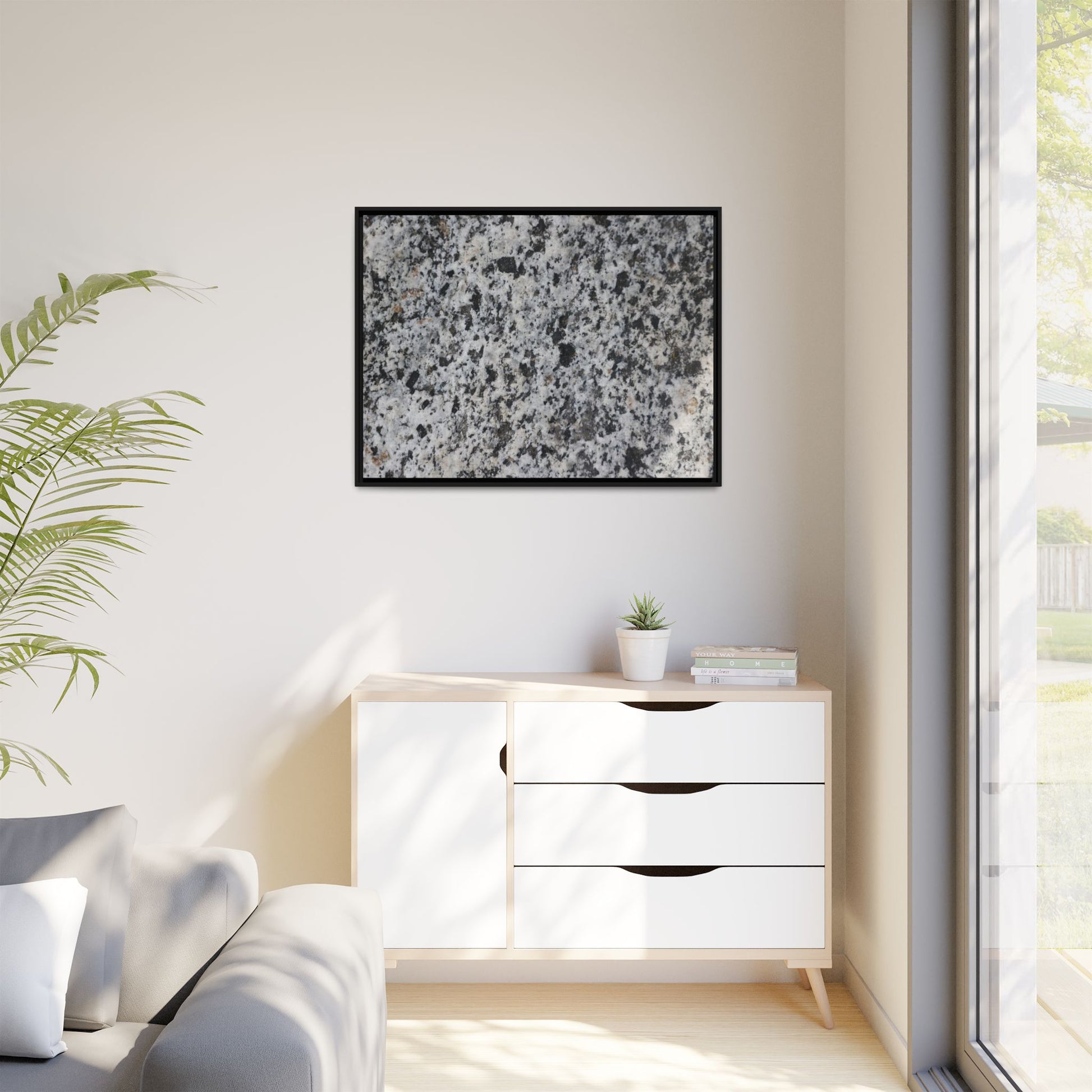Granite Song - Unique Stretched Canvas Wall Art - Art By Earth