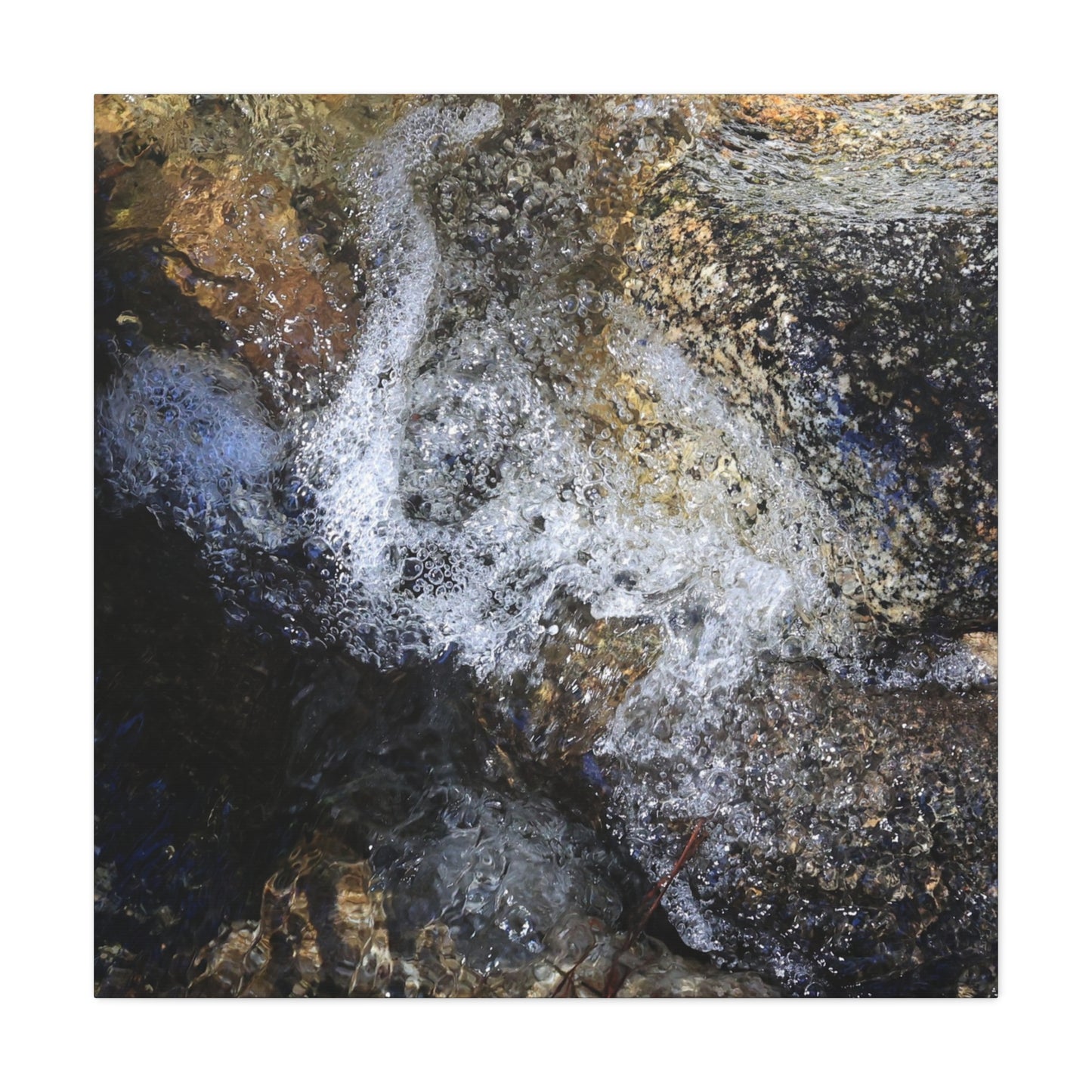 Liquid Stone - Unique Frameless Canvas Wall Art - Art By Earth