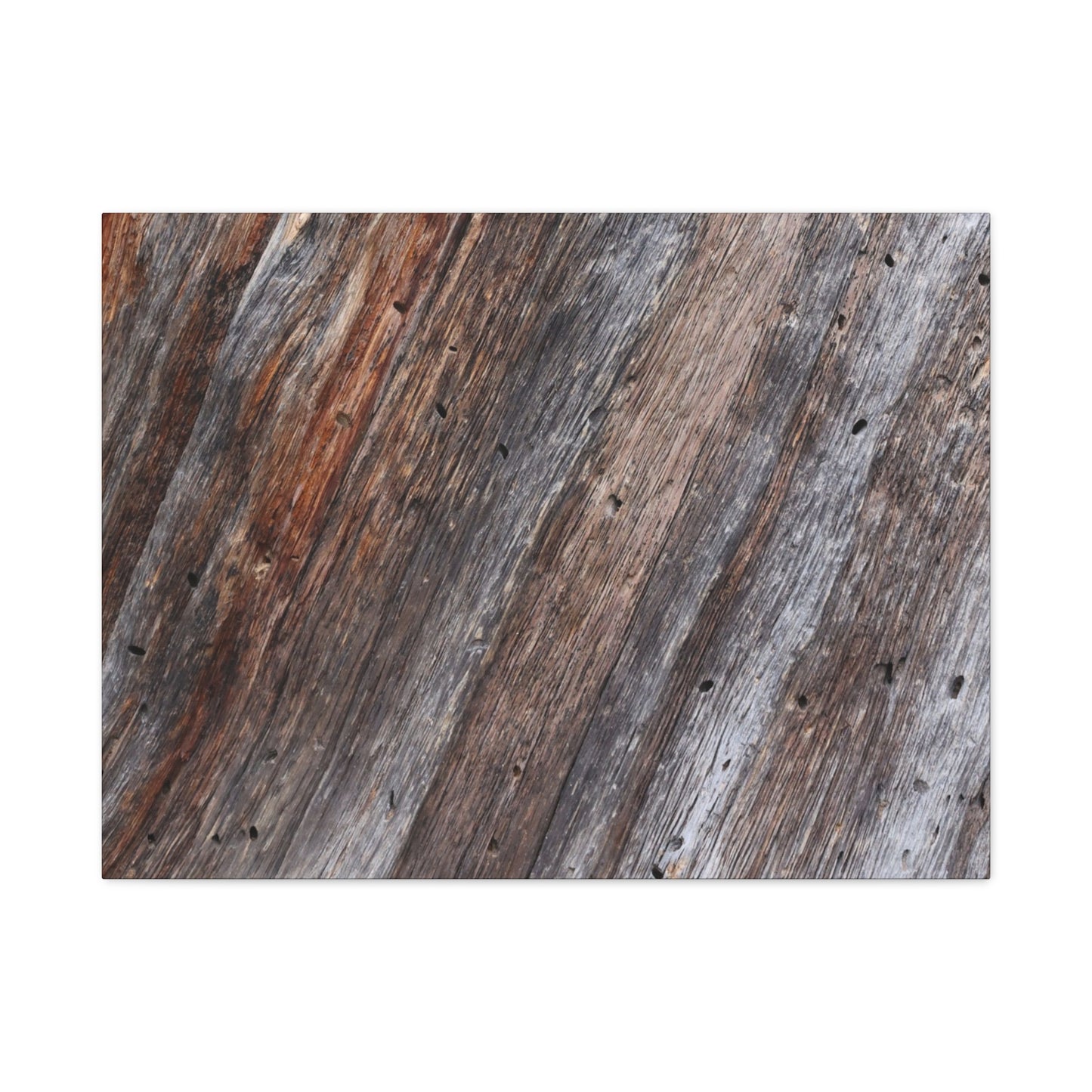 Aged Timber Surface - Unique Frameless Canvas Wall Art - Art By Earth