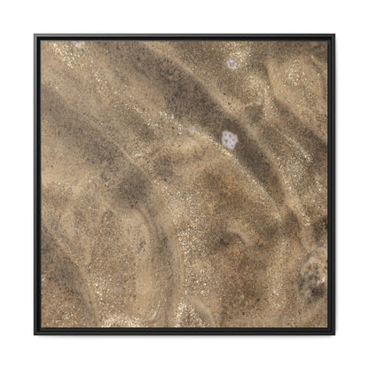 Underwater Sand Exploration - Unique Stretched Canvas Wall Art - Art By Earth
