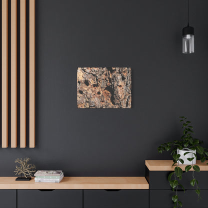 Tree Bark Mosaic - Unique Frameless Canvas Wall Art - Art By Earth