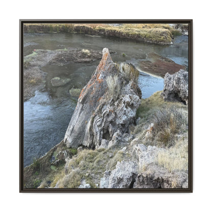 Carved by Water - Unique Stretched Canvas Wall Art