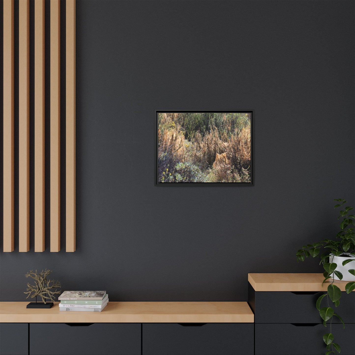Drought-Stricken Landscape - Unique Stretched Canvas Wall Art - Art By Earth