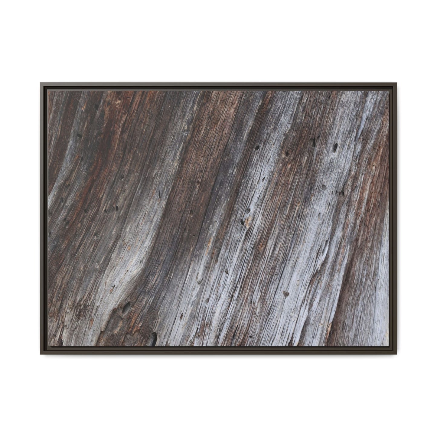 Aged Timber Texture - Unique Stretched Canvas Wall Art - Art By Earth