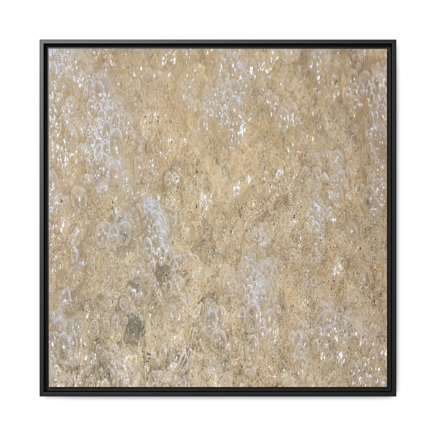 Bubbling Sand - Unique Stretched Canvas Wall Art - Art By Earth