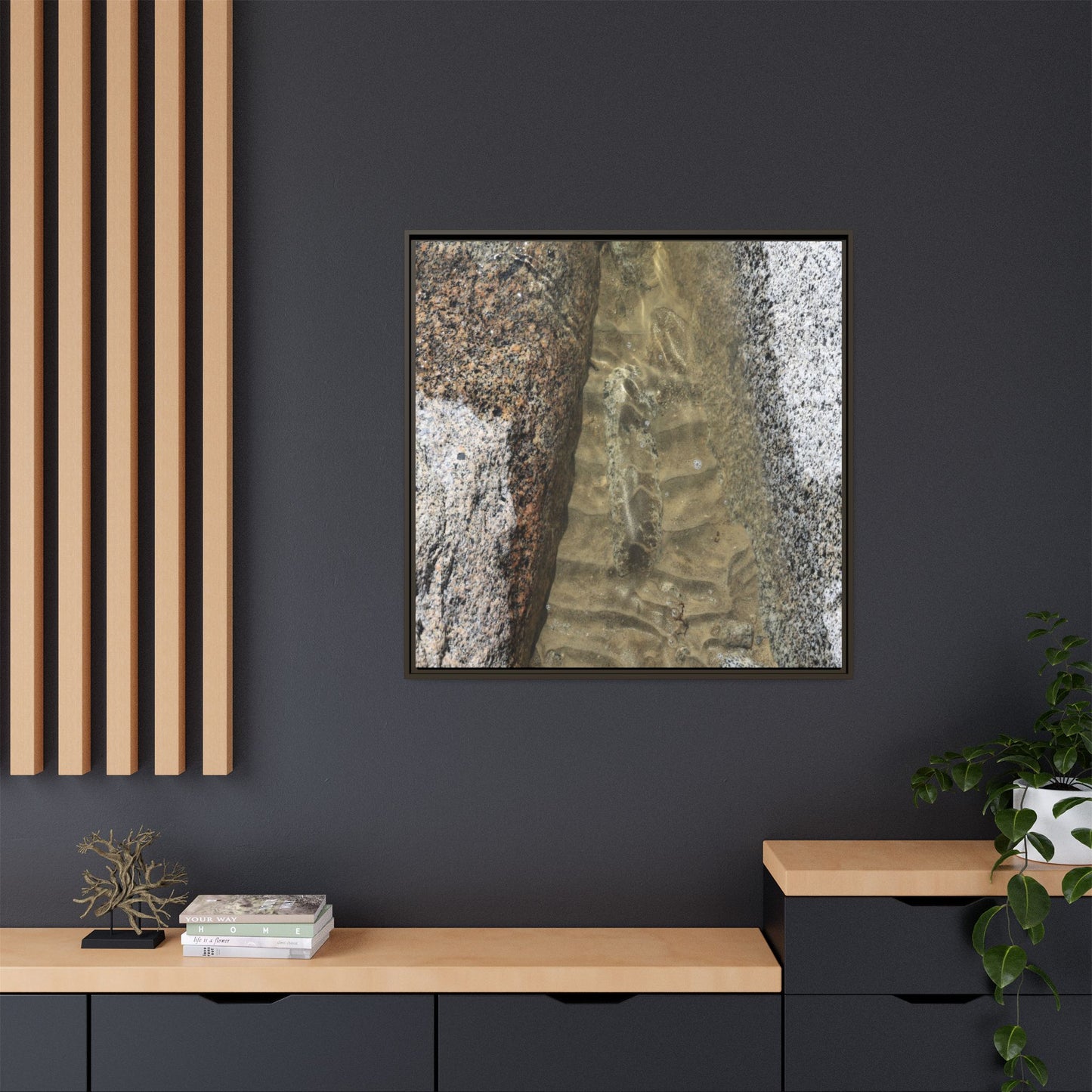 Between Concrete Walls - Unique Stretched Canvas Wall Art - Art By Earth
