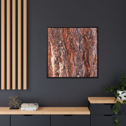 Wooden Mosaic - Unique Stretched Canvas Wall Art